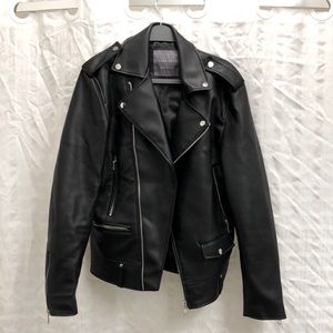 Zara man pleather jacket